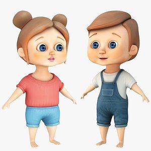 Cartoon Girl and Boy Collection