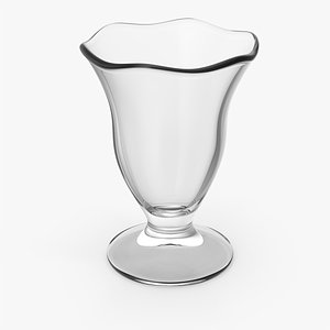 3D Ice Cream Glass