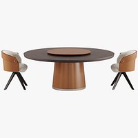 Table and Chair Enn Ozzy by Flexform