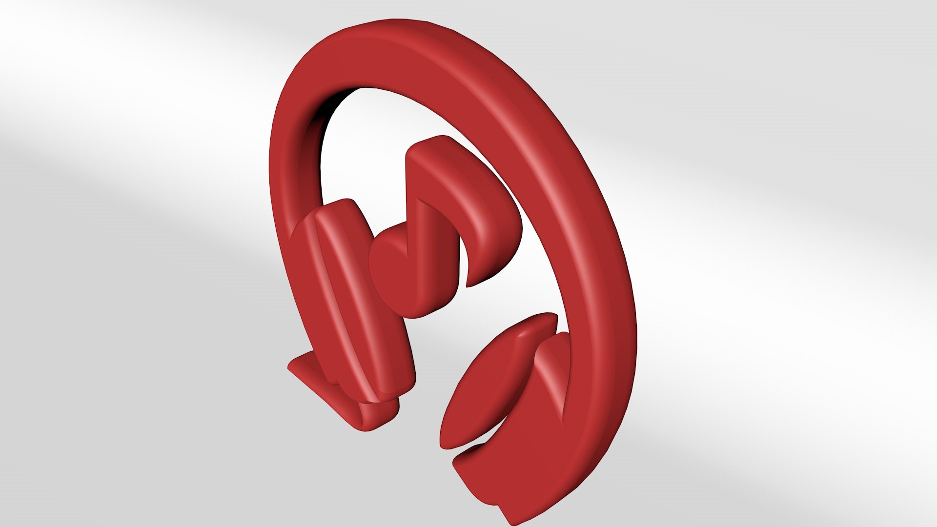 Music Icon 3D Model - TurboSquid 1783665