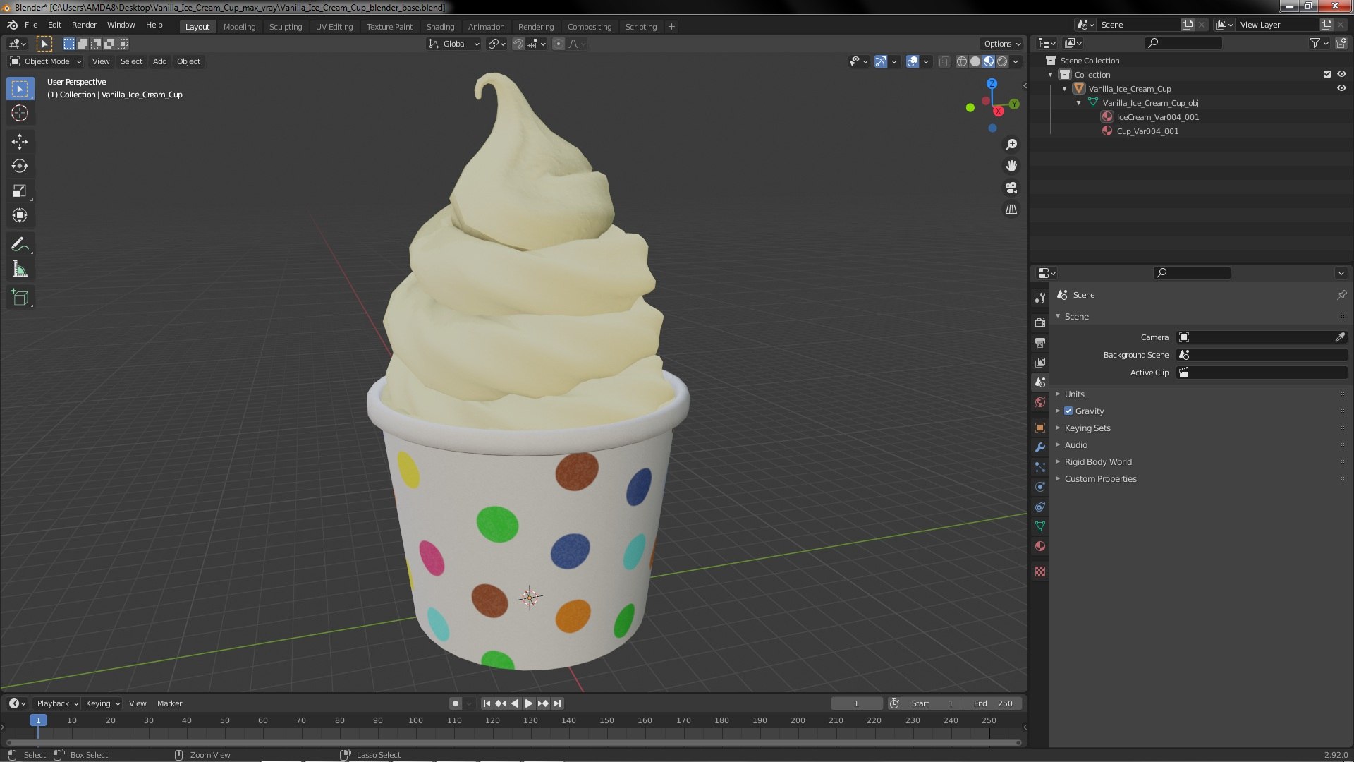 Ice Cream Tutorial In BLENDER 2.77 Cycles. [HD] (Easy). 