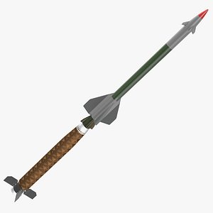 surface air missile generic 3D model
