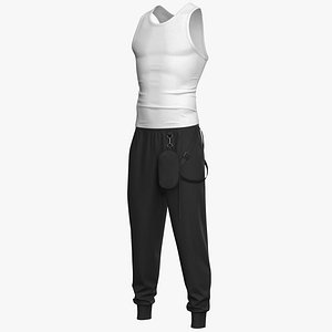 Pants Tank Tops Bag Male