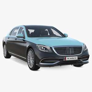 luxury generic limousine 3D