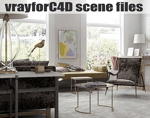 3d model vrayforc4d scene files -