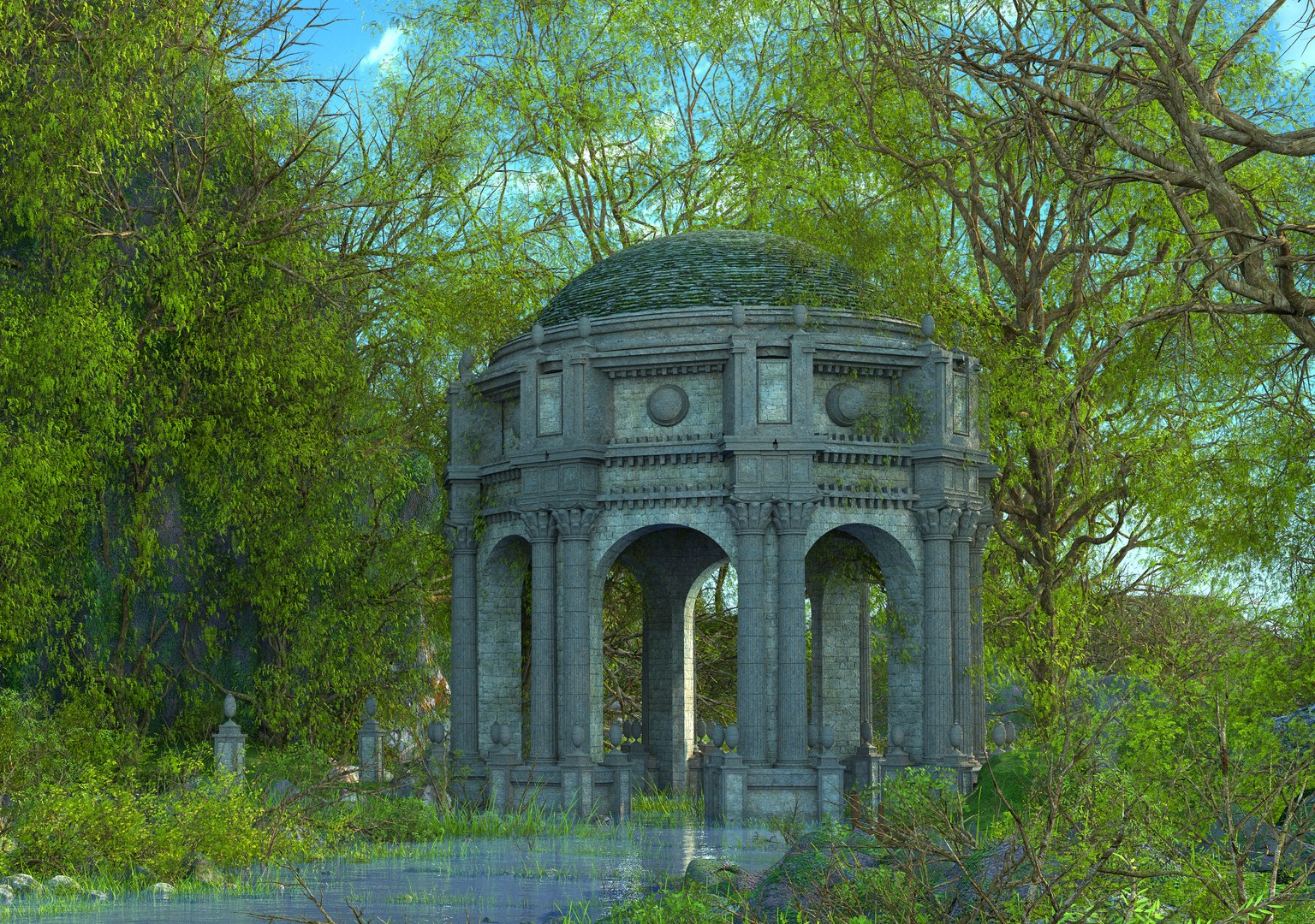 3D Fantasy Lost DomeTemple model https://p.turbosquid.com/ts-thumb/aP/QoHU6I/9W/dome8/jpg/1624701905/1920x1080/fit_q87/791a1306b3feacbadcfd420c85a2f0eaa25deb8c/dome8.jpg