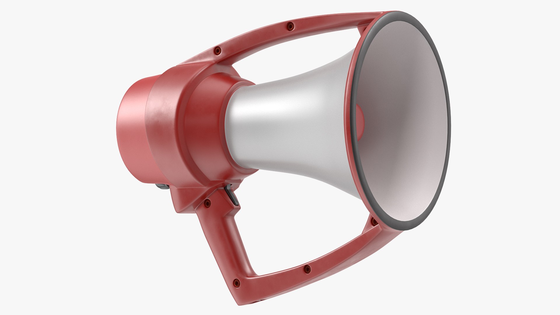 3d Electric Handheld Waterproof Megaphone - Turbosquid 1631527