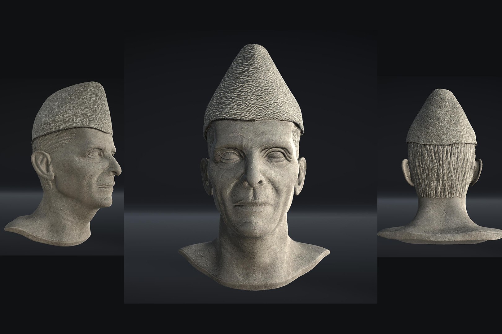 Marble Head of Muhammad Ali Jinnah 3D model https://p.turbosquid.com/ts-thumb/aP/dl9eVu/JQ/coverimage1950x1300/png/1648817806/1920x1080/fit_q87/3a9b2c0fa345f86f40fc3a1e8c208618d382c421/coverimage1950x1300.jpg