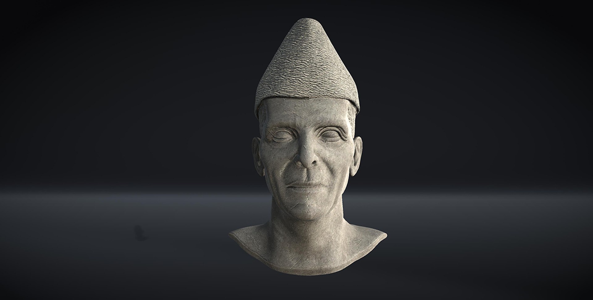 Marble Head of Muhammad Ali Jinnah 3D model https://p.turbosquid.com/ts-thumb/aP/dl9eVu/rL/screen12007/png/1648817835/1920x1080/fit_q87/b56ab5cb46536eea5f377e5dc4ab95740a56f223/screen12007.jpg