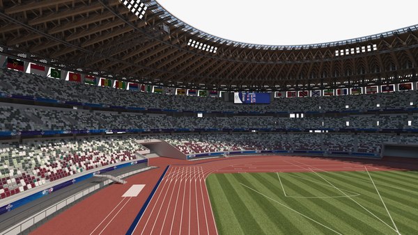 New national olympic stadium 3D - TurboSquid 1518310