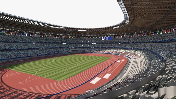 New national olympic stadium 3D - TurboSquid 1518310