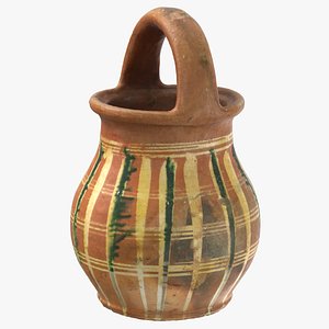 clay pot 03 3D