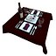 restaurant table - 3d model