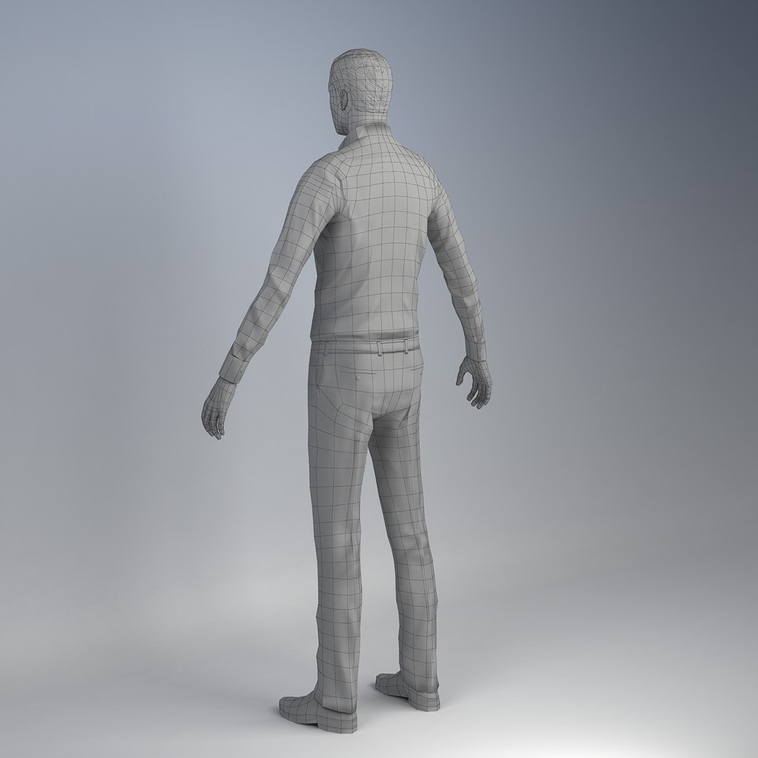 3ds Max Man Character People