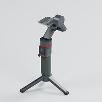 Three Axis Camera Gimbal with Motor Arms Quick Plate and Tripod