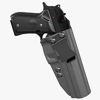 Beretta 92 Pistol With Kydex Holster Black