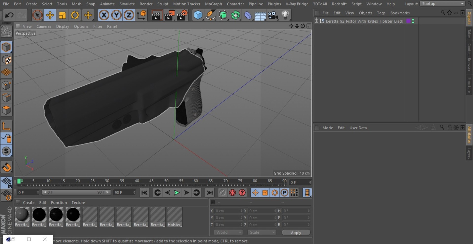 Beretta 92 Pistol With Kydex Holster Black model https://p.turbosquid.com/ts-thumb/aP/nXYdWb/gu/beretta92pistolwithkydexholsterblackc4dmodel030/jpg/1676959046/1920x1080/fit_q87/e939a9b63c07090f55f71a079a101729846a87a0/beretta92pistolwithkydexholsterblackc4dmodel030.jpg
