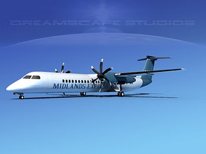 3d dhc-8-400 400