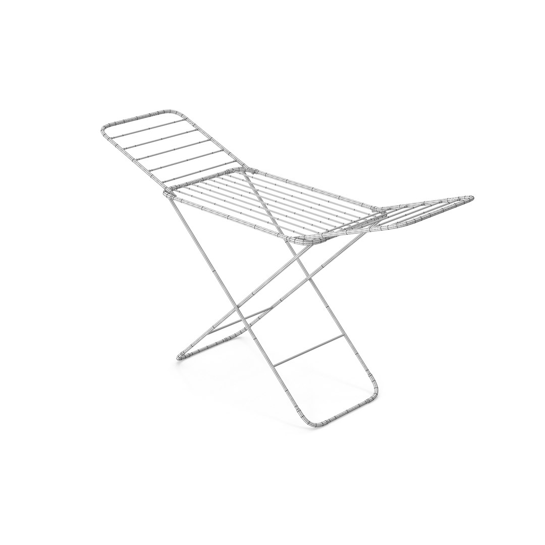 3D Red Laundry Drying Rack - TurboSquid 2158166