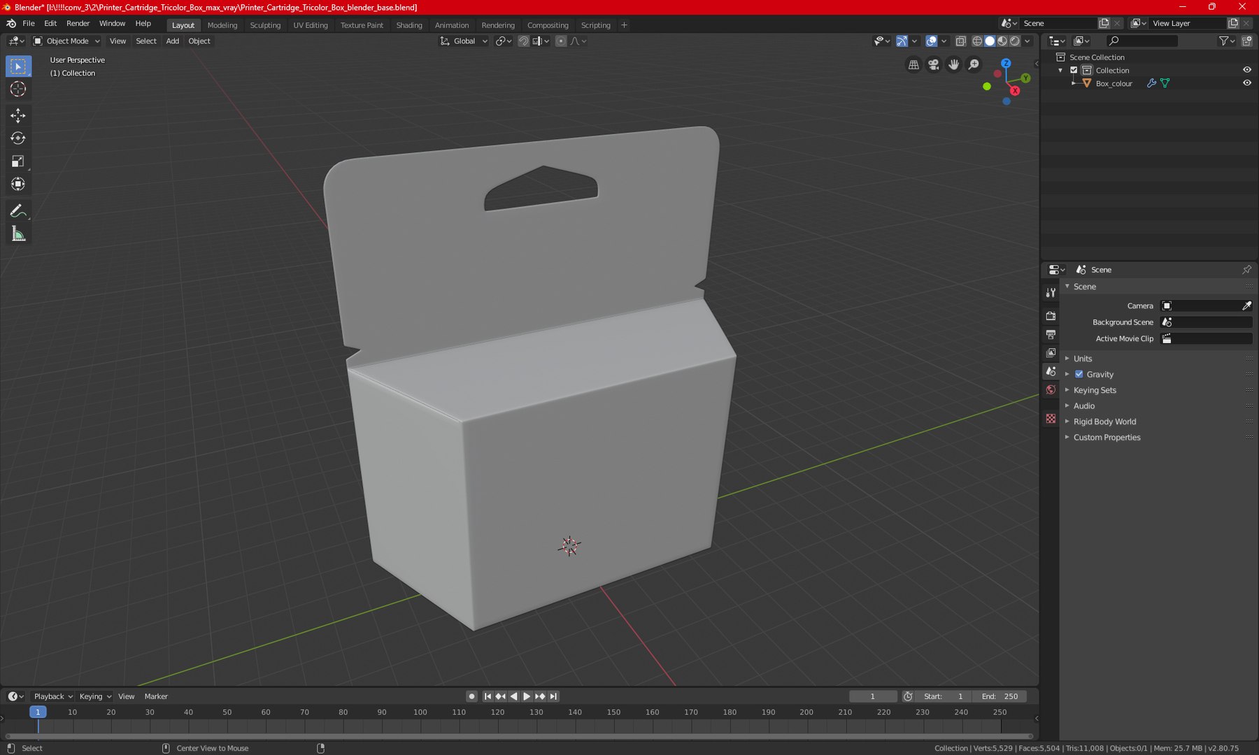 3D Black Printer Cartridge Box - TurboSquid 2157858