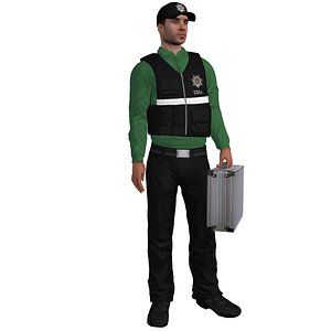 CSI Agent 4 LOD3 Rigged