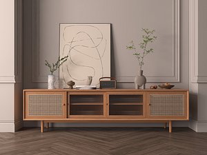 3D TV cabinet model