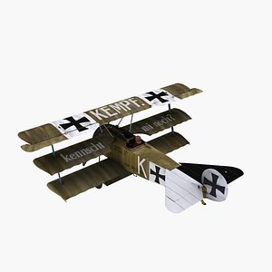 Fokker Dr1 in Kempfs Markings