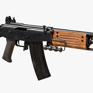 IMI Galil ARM 556 Assault Rifle 3D model