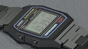 Casio 158w 3D model