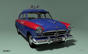 GAZ-M21V "Volga" militia 1956