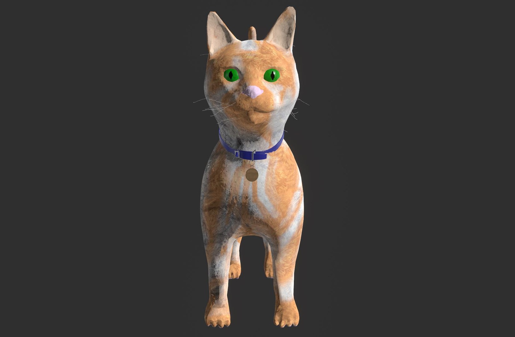 Cat Low Poly Model 3D Model - TurboSquid 2052887