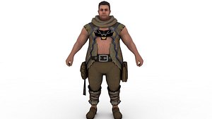 3d Rebel Guerrilla 4 Hollywood model