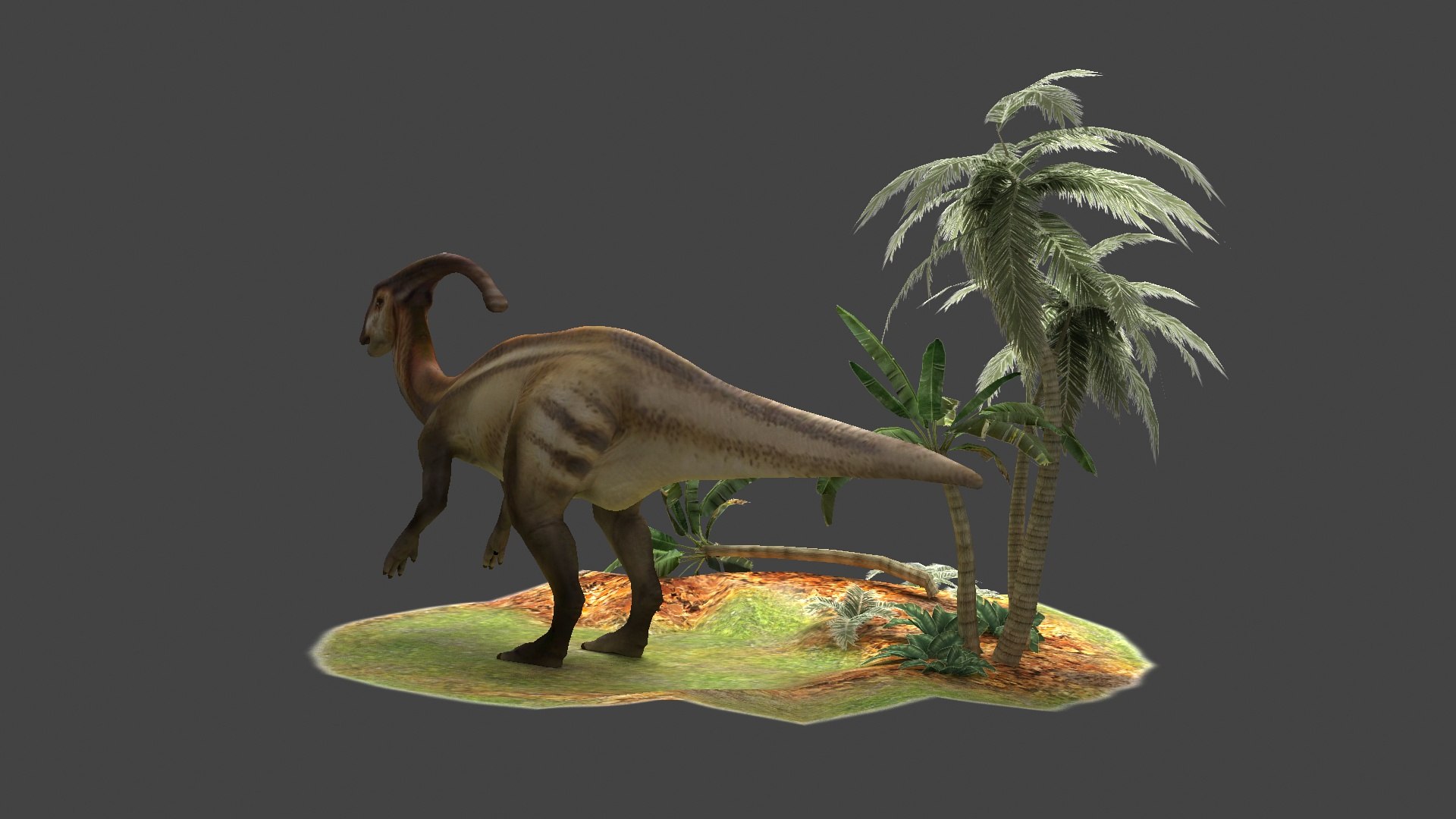 Parasaurolophus 3D Illustration Stock Illustration - Illustration of  parasaurolophus, cretaceous: 76809179