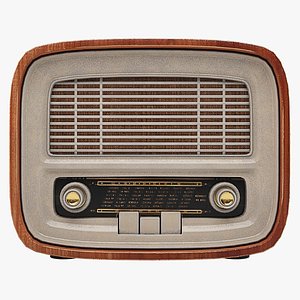 3D model Old Radio