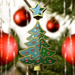 3D jewelry pendant necklace