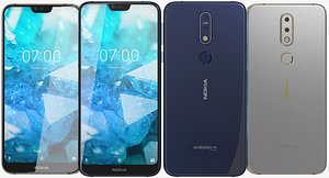 3D realistic nokia 7 1