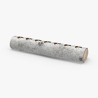 Birch Yule Log - Lit