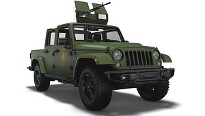 3D JeepGladiator75thMachineGun