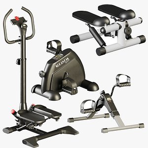 3D A set of home steppers for feet and hands