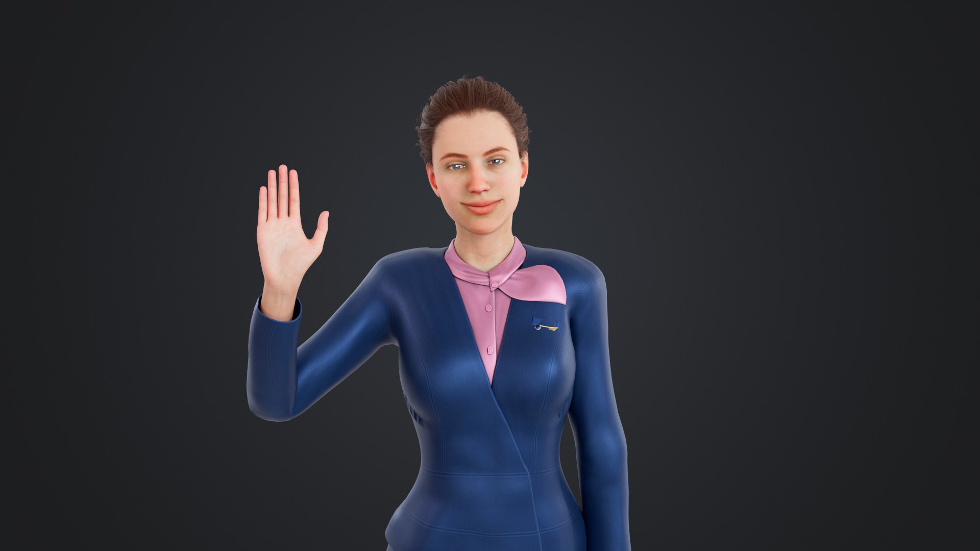 Pilot and stewardess 3D model https://p.turbosquid.com/ts-thumb/aQ/Us0Ku2/AZ/stewardess_117/jpg/1740989652/1920x1080/fit_q87/538cceddf1e806fd8a2713c99dcc5914e8456d74/stewardess_117.jpg