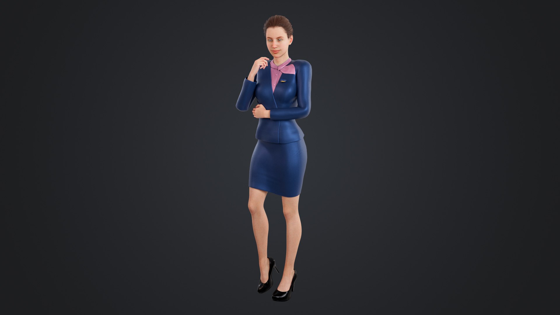 Pilot and stewardess 3D model https://p.turbosquid.com/ts-thumb/aQ/Us0Ku2/tp/stewardess_119/jpg/1740989654/1920x1080/fit_q87/b9f8b9a2946c344a5860a162a5226ec259c4315d/stewardess_119.jpg