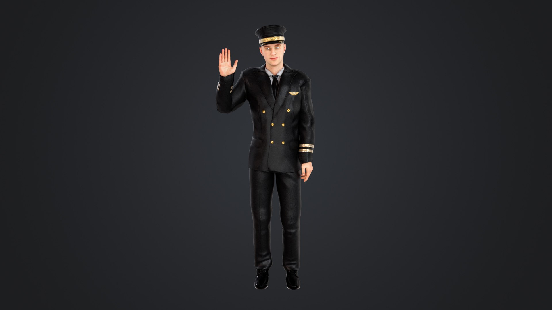 Pilot and stewardess 3D model https://p.turbosquid.com/ts-thumb/aQ/Us0Ku2/vY/pilot_116/jpg/1740989686/1920x1080/fit_q87/7971e38c411cdbe93a8b70762b9dced7d7e197bc/pilot_116.jpg