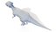 3D pachycephalosaurus p model