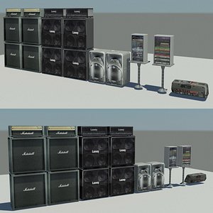 3ds max concert equipment pack