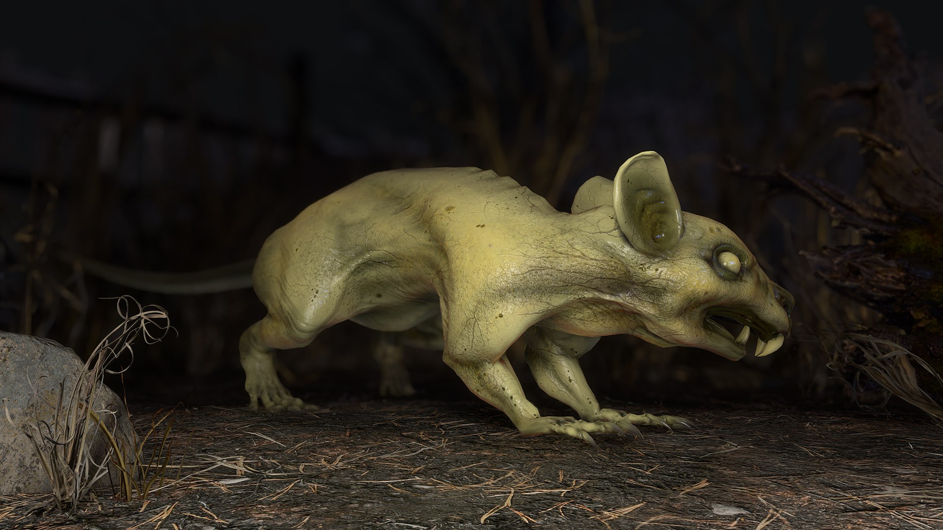 fanged mutant rat monster 3D https://p.turbosquid.com/ts-thumb/aQ/XnW6Q2/cKeCRomv/fanged_mutant_rat_screen_2/jpg/1556486280/1920x1080/fit_q87/be72de615e053481c5d39031634ef66e400acaef/fanged_mutant_rat_screen_2.jpg