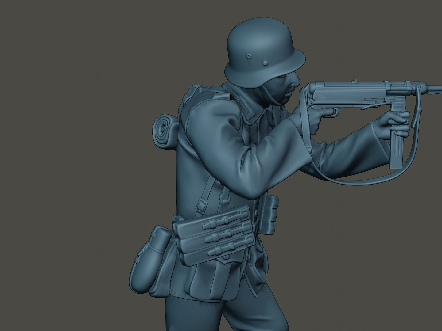 German soldier ww2 shoot model - TurboSquid 1468384