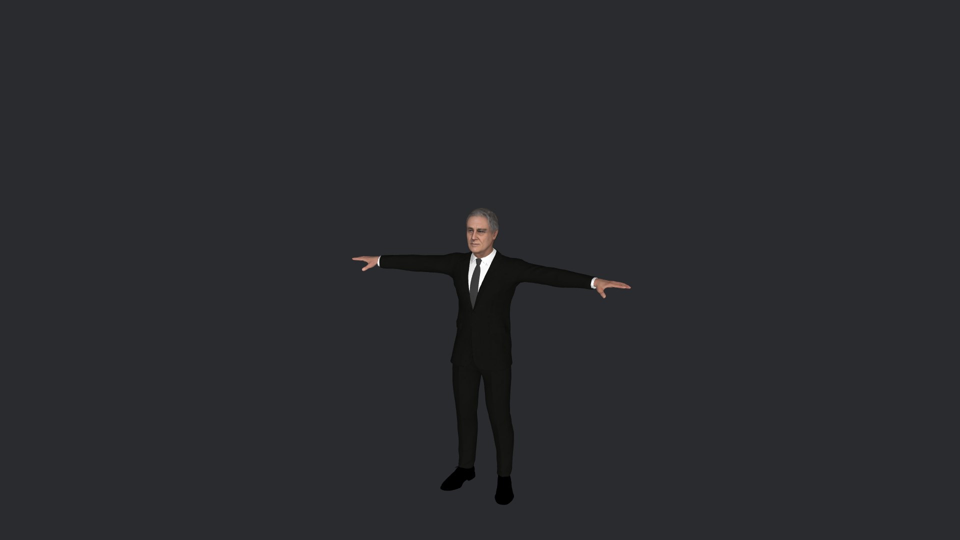 Franklin D Roosevelt Hyper Realistic Full Body Fully Rigged 3D ...