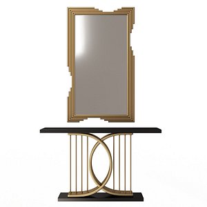 3D Luxury Console Table 04