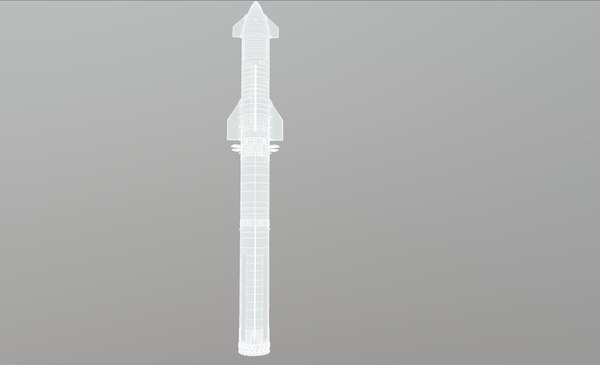 modelo 3d Modelo de nave espacial de SpaceX - TurboSquid 2317001