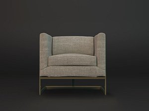 3d model armchair dae